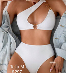 Traje de baño blanco