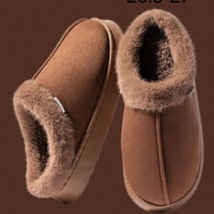 PANTUFLA BOTA CAFÉ