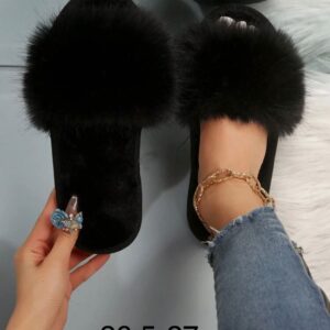 PANTUFLA SANDALIA NEGRA