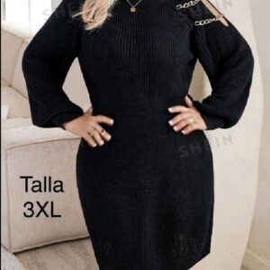 VESTIDO TEJIDO CURVY