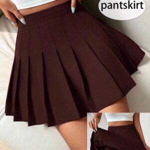 FALDA CORTA CAFÉ INETGRAL