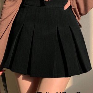 FALDA NEGRA PLISADA