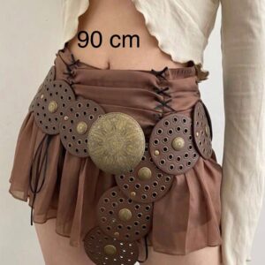 CINTO GRUESO CAFE OSCURO