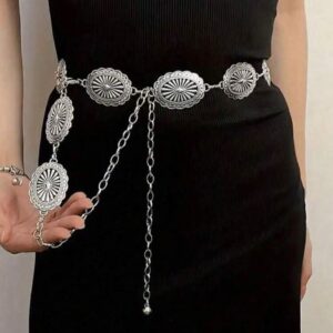 CINTO DE CADENA GRUESO PLATA