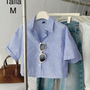 CAMISA RAYADA AZUL