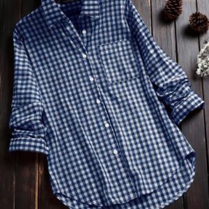 CAMISA CUADRADA AZUL