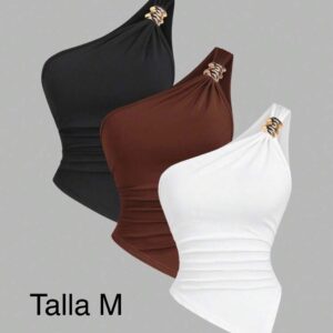 BLUSA CON DETALLE DORADO