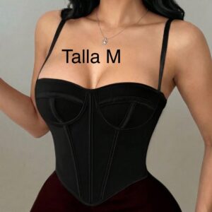 CORSET NEGRO DE TIRANTES