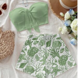 Talla verde limón playero