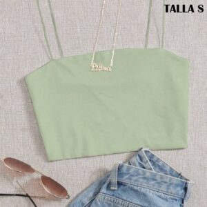 Busa de tirantes verde menta