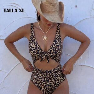 Traje de baño de leotardo