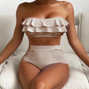 Traje de baño beige