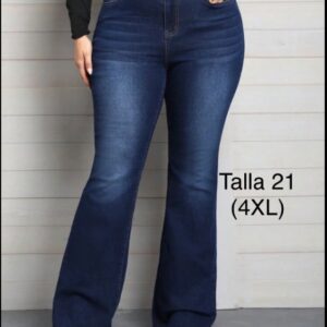 Pantalón de mezclilla acampanado