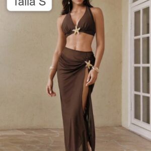 Traje de baño blanco con estrellas