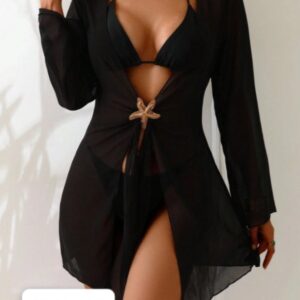 Traje de baño blanco con estrellas