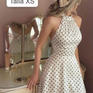 Vestido blanco boleado