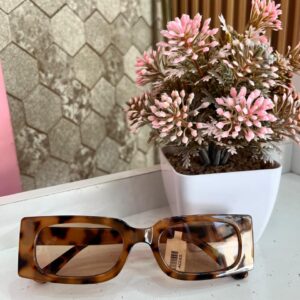 Lentes animal print cuadrados
