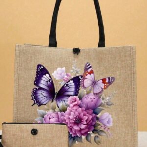 Bolsa de mariposa morada