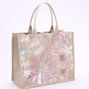 Bolsa con lentejuela rosa