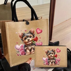 Bolsa de perritos y corazones