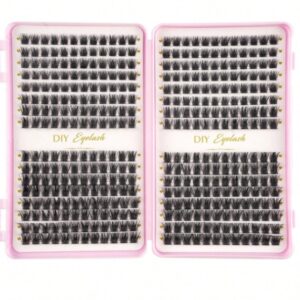 Pestañas DIY rosa