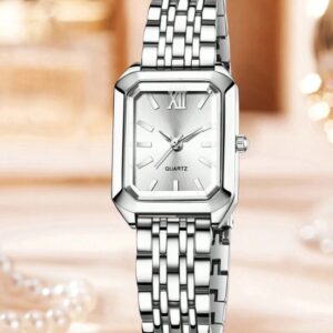Reloj plata elegante